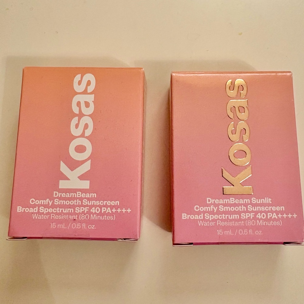Mini Kosas DreamBeam Sunscreens